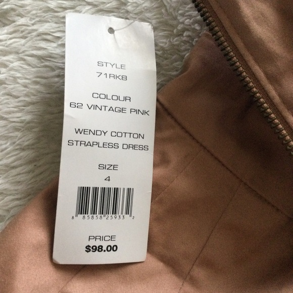 NWT - French Connection Strapless Dress - Picture 7 of 8